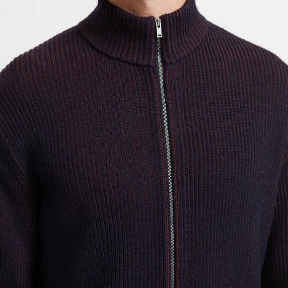 NWT Theory Mock Neck Zip Sweater in Merino Wool - Picture 10 of 10